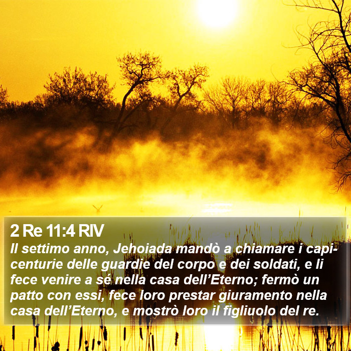 2 Re 11:4 RIV Bible Study