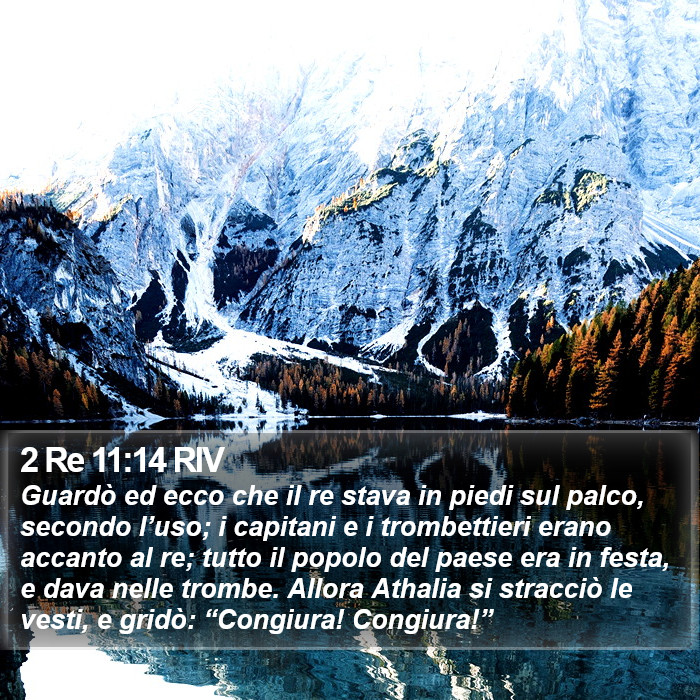 2 Re 11:14 RIV Bible Study