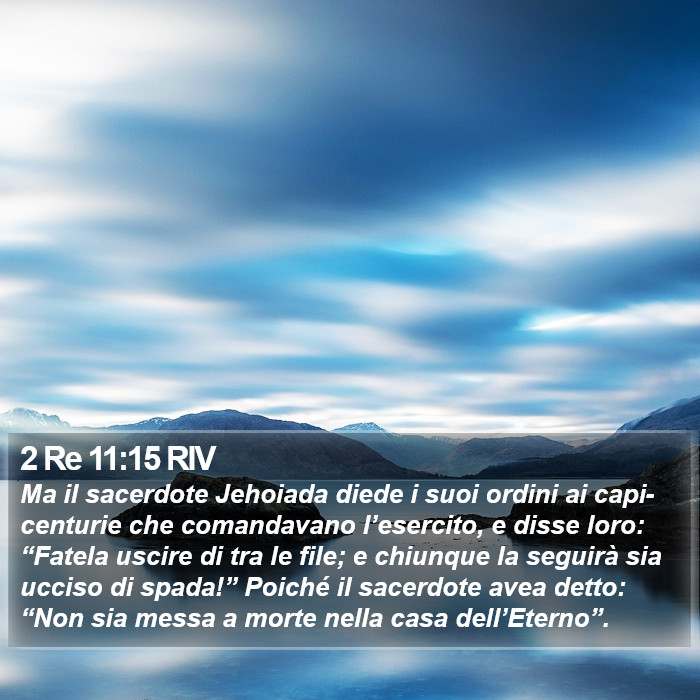 2 Re 11:15 RIV Bible Study
