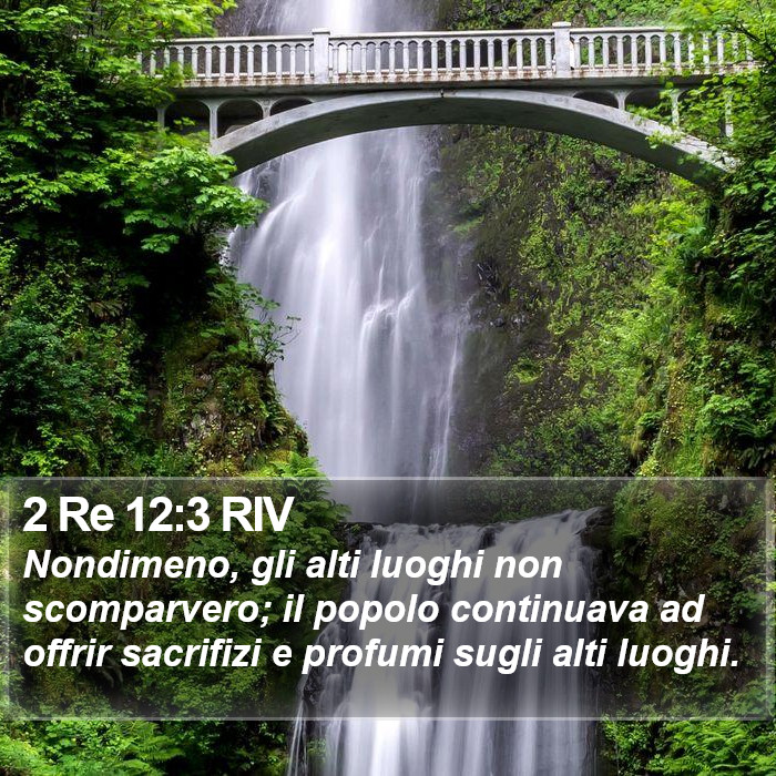 2 Re 12:3 RIV Bible Study