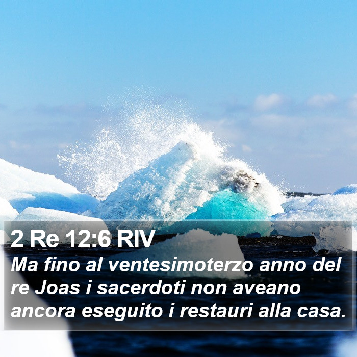 2 Re 12:6 RIV Bible Study