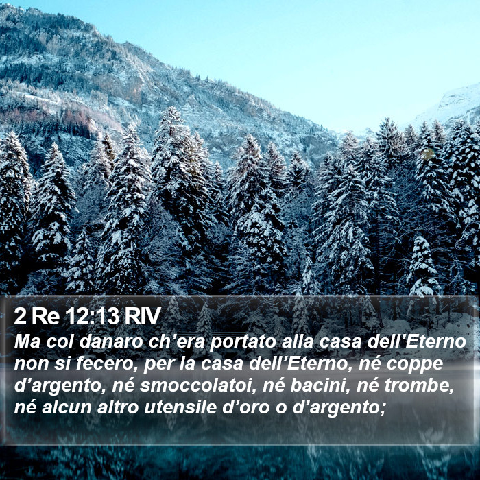 2 Re 12:13 RIV Bible Study