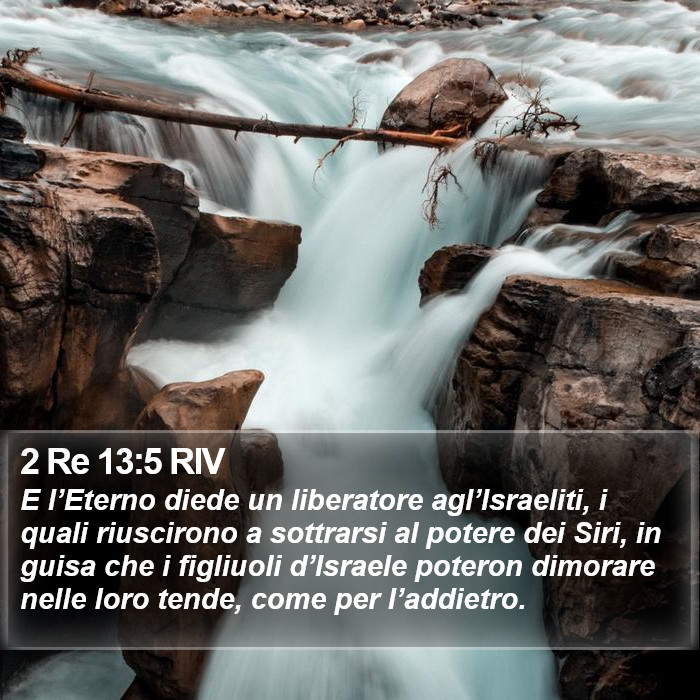 2 Re 13:5 RIV Bible Study