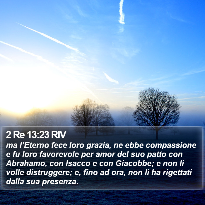 2 Re 13:23 RIV Bible Study