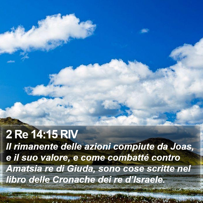 2 Re 14:15 RIV Bible Study