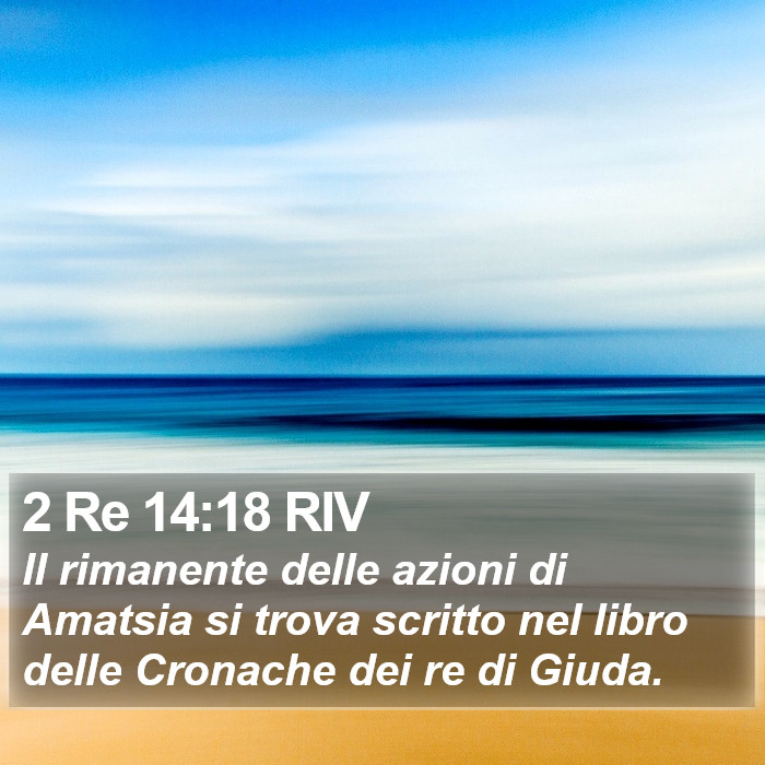 2 Re 14:18 RIV Bible Study