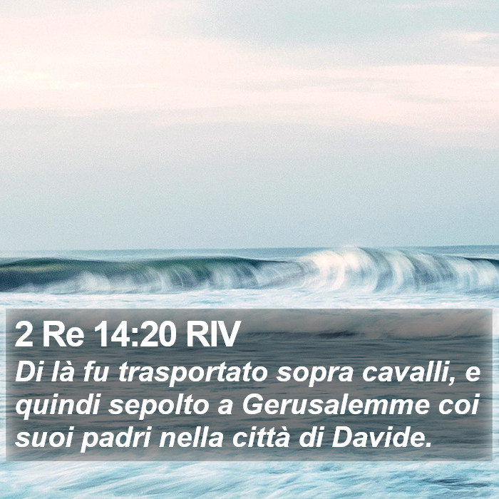 2 Re 14:20 RIV Bible Study