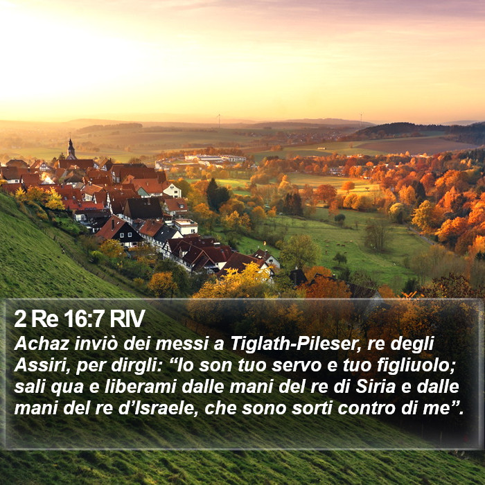2 Re 16:7 RIV Bible Study