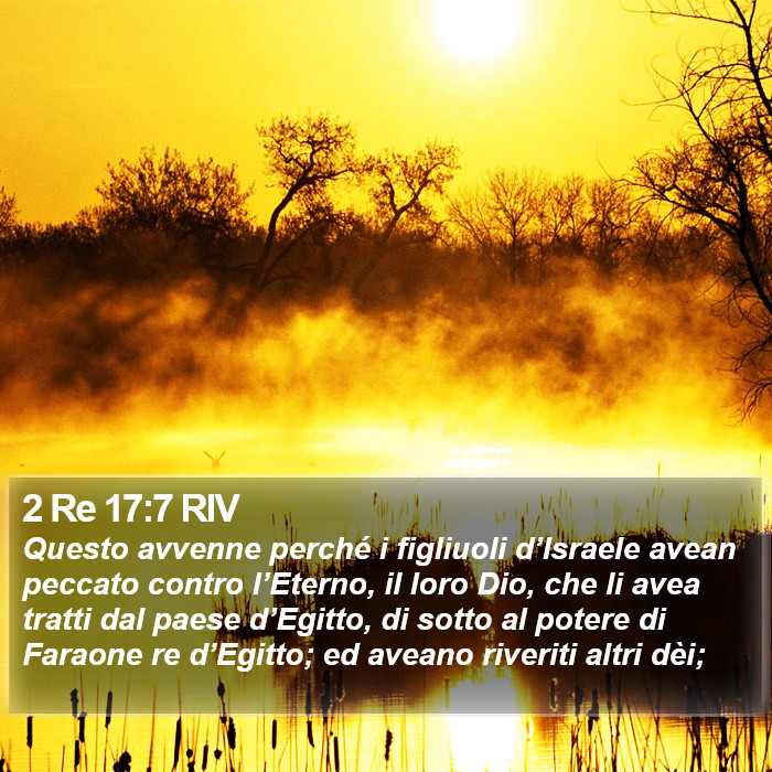 2 Re 17:7 RIV Bible Study