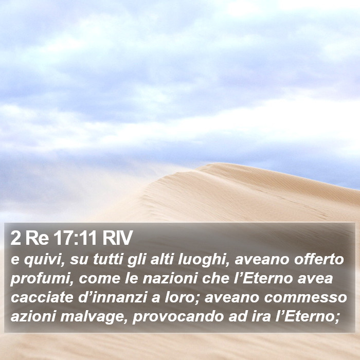 2 Re 17:11 RIV Bible Study