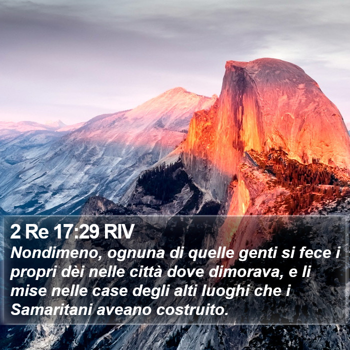 2 Re 17:29 RIV Bible Study