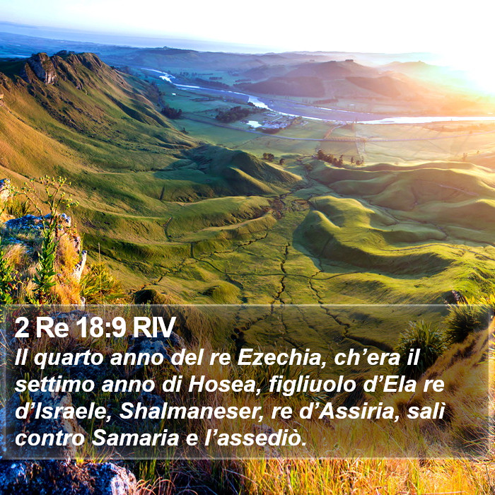 2 Re 18:9 RIV Bible Study