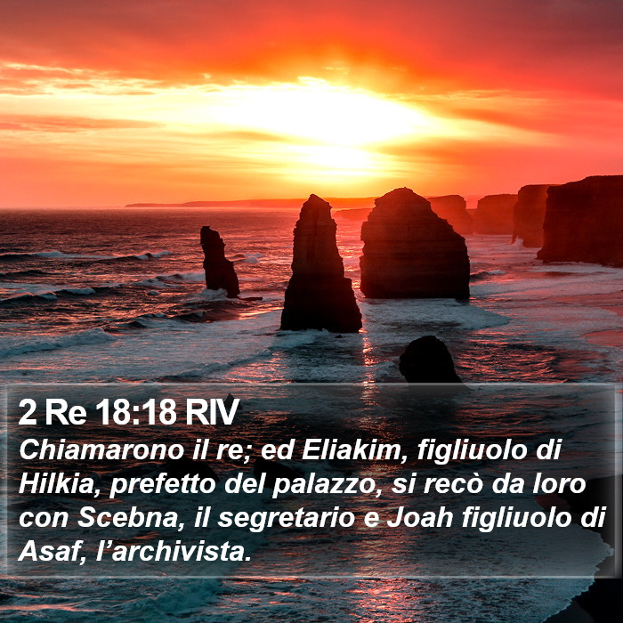 2 Re 18:18 RIV Bible Study