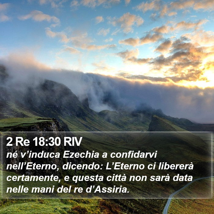 2 Re 18:30 RIV Bible Study