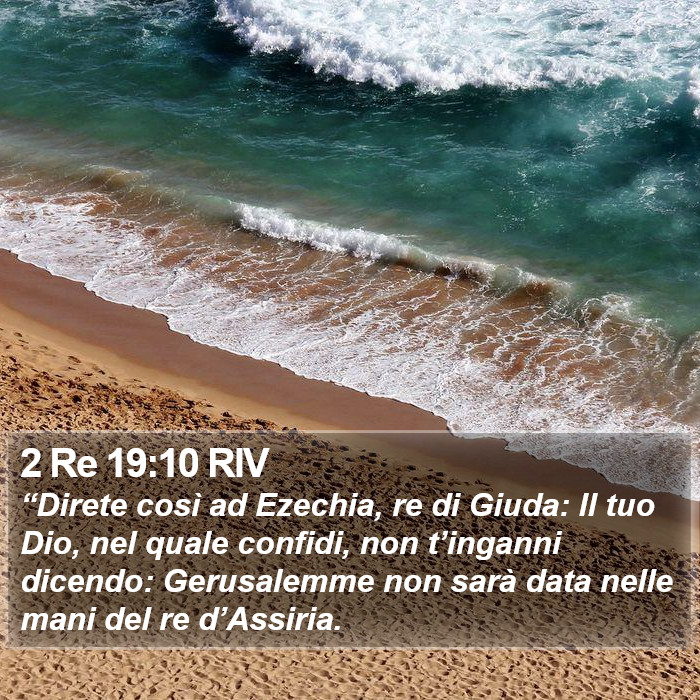 2 Re 19:10 RIV Bible Study
