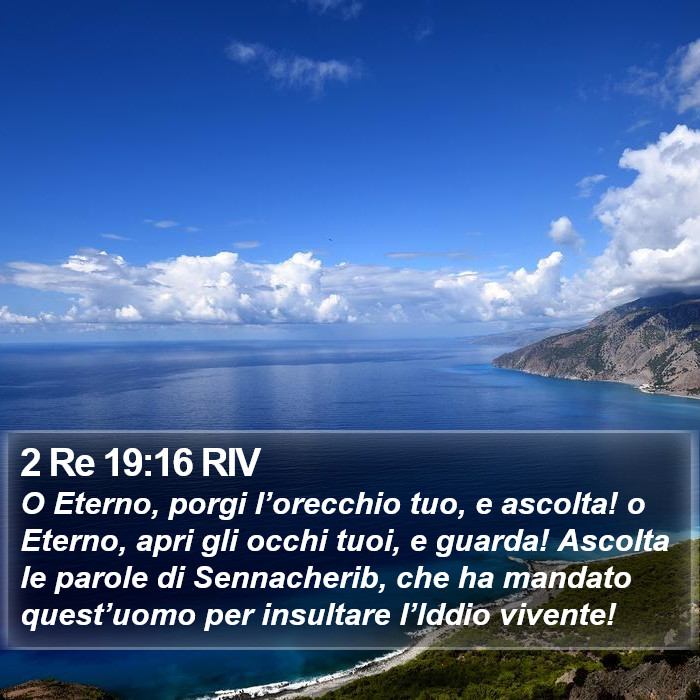 2 Re 19:16 RIV Bible Study