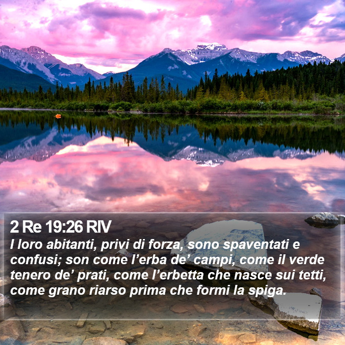 2 Re 19:26 RIV Bible Study
