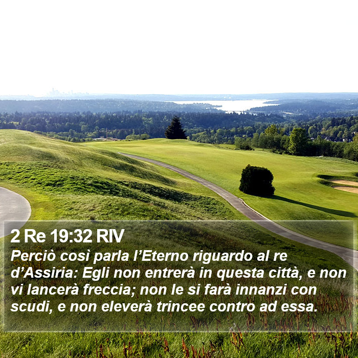 2 Re 19:32 RIV Bible Study