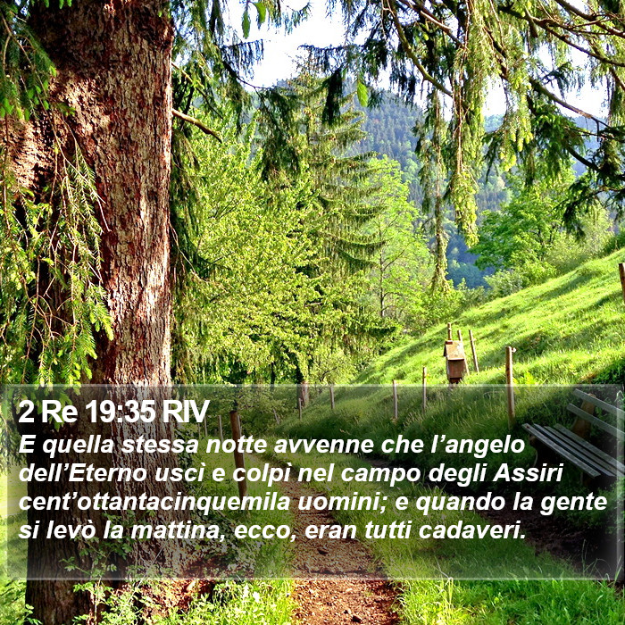 2 Re 19:35 RIV Bible Study