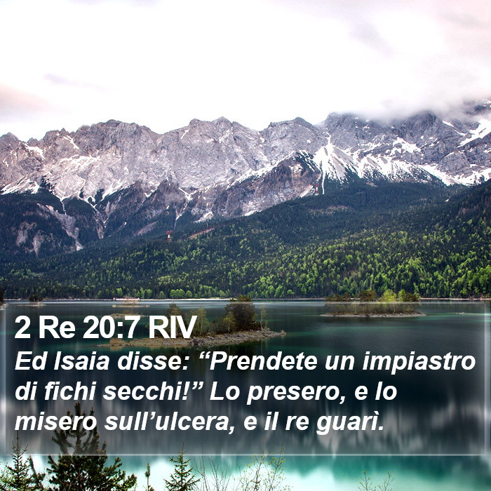 2 Re 20:7 RIV Bible Study