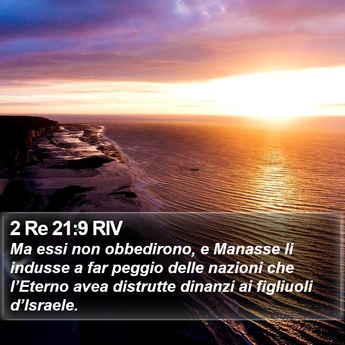 2 Re 21:9 RIV Bible Study