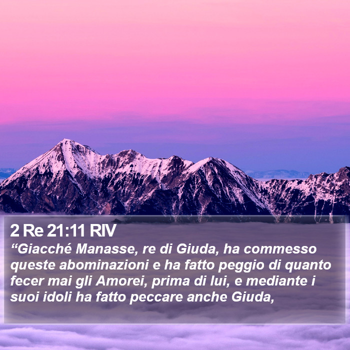 2 Re 21:11 RIV Bible Study
