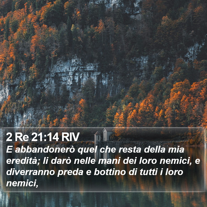 2 Re 21:14 RIV Bible Study