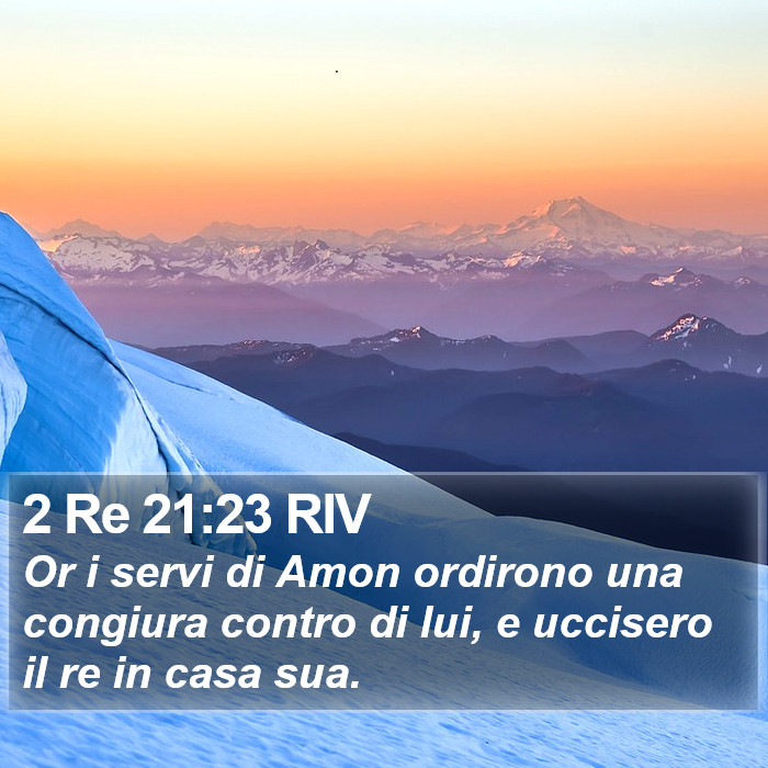 2 Re 21:23 RIV Bible Study
