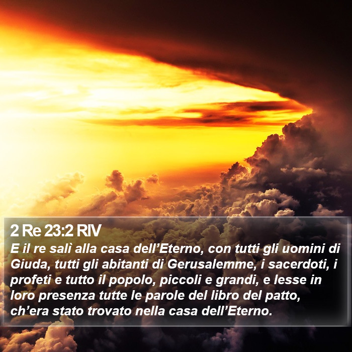 2 Re 23:2 RIV Bible Study