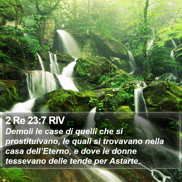 2 Re 23:7 RIV Bible Study