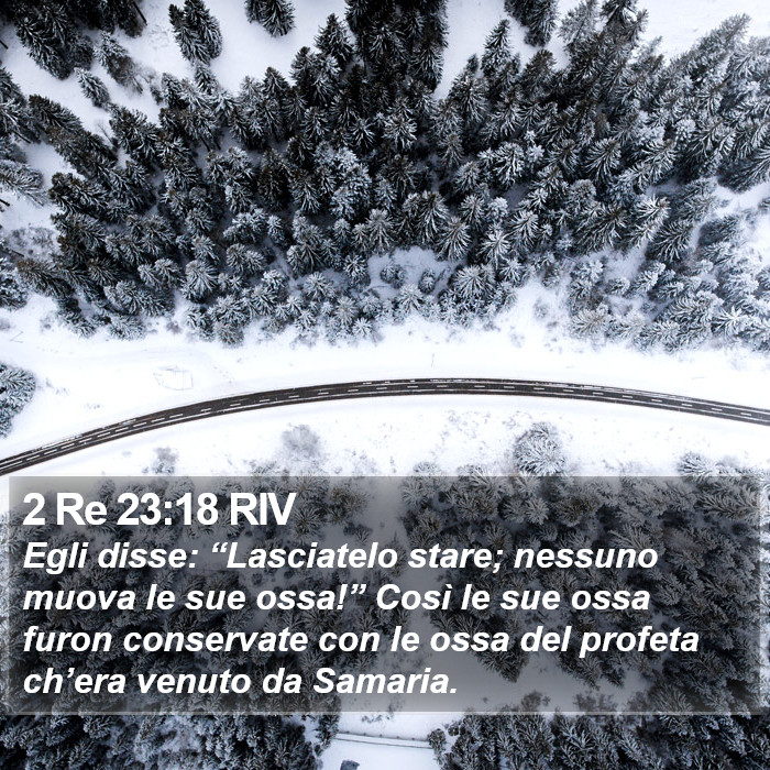 2 Re 23:18 RIV Bible Study