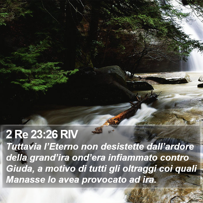 2 Re 23:26 RIV Bible Study