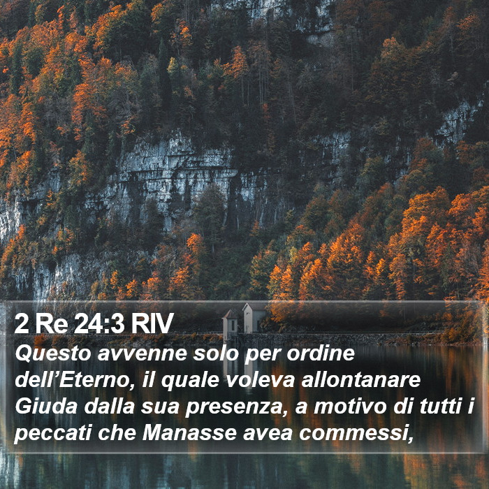 2 Re 24:3 RIV Bible Study