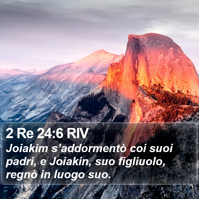 2 Re 24:6 RIV Bible Study