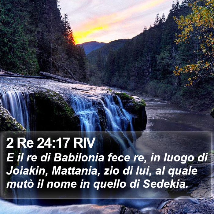 2 Re 24:17 RIV Bible Study