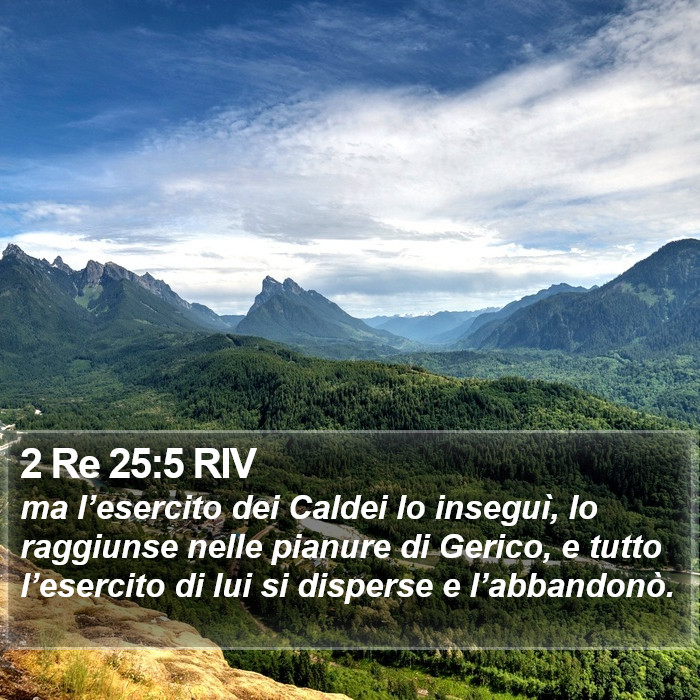 2 Re 25:5 RIV Bible Study