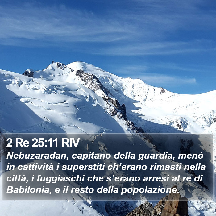 2 Re 25:11 RIV Bible Study