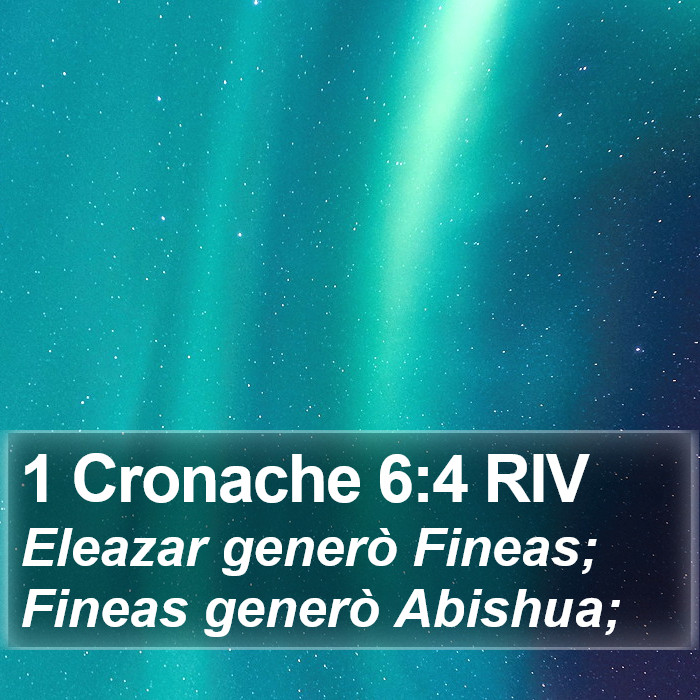 1 Cronache 6:4 RIV Bible Study