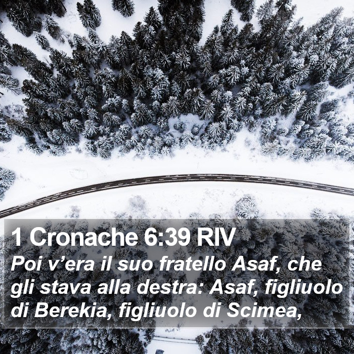 1 Cronache 6:39 RIV Bible Study