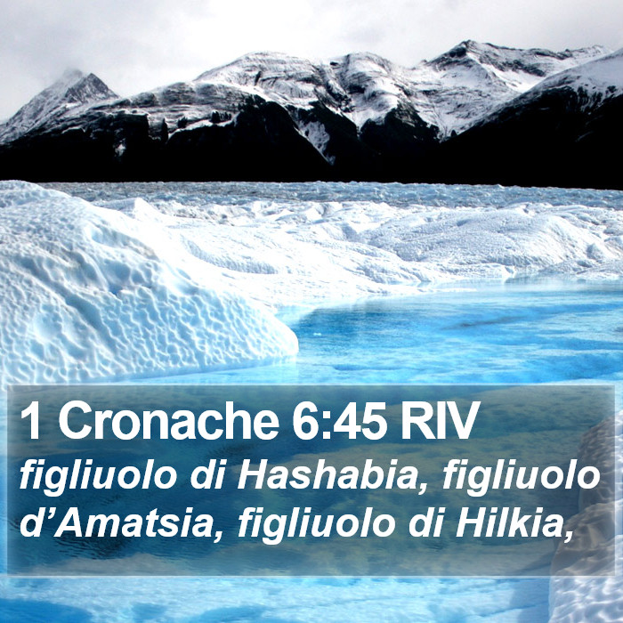 1 Cronache 6:45 RIV Bible Study
