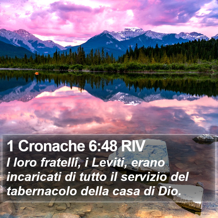 1 Cronache 6:48 RIV Bible Study