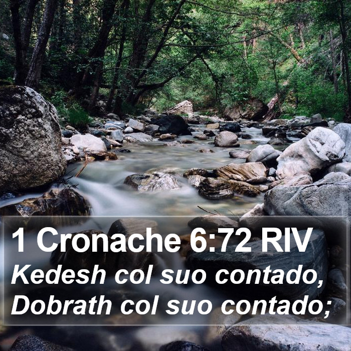 1 Cronache 6:72 RIV Bible Study