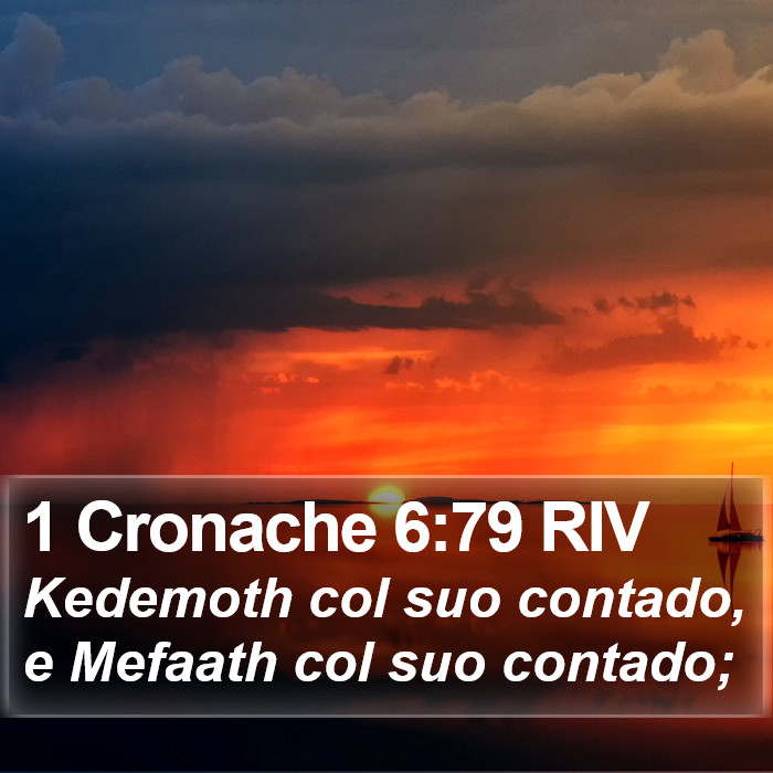 1 Cronache 6:79 RIV Bible Study