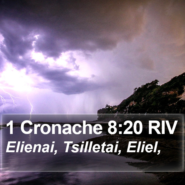 1 Cronache 8:20 RIV Bible Study