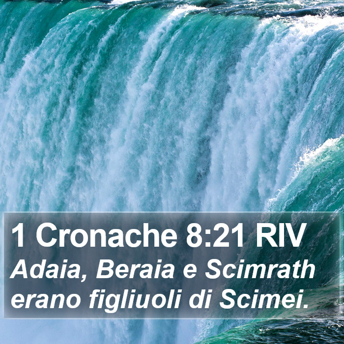 1 Cronache 8:21 RIV Bible Study