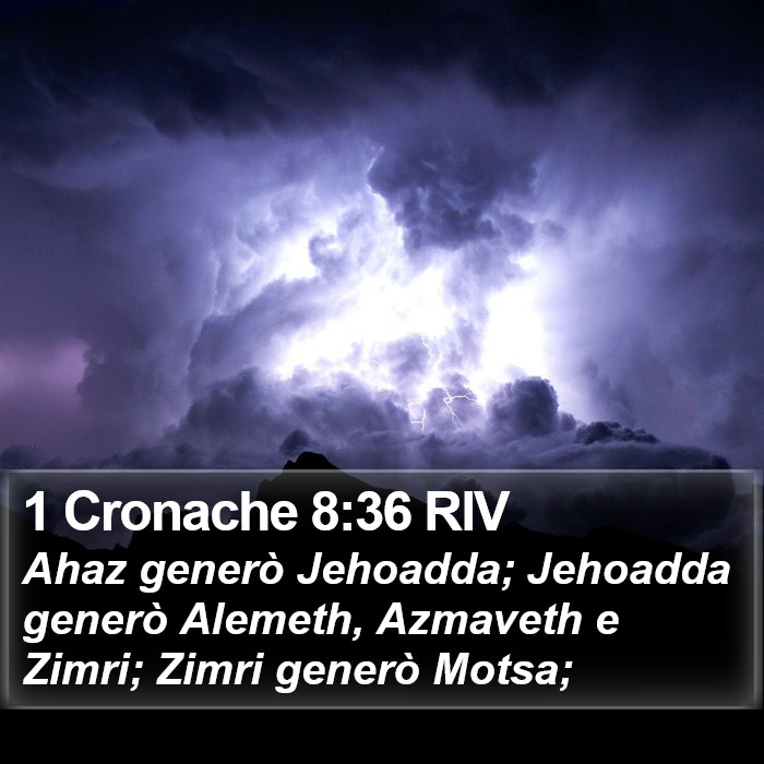 1 Cronache 8:36 RIV Bible Study