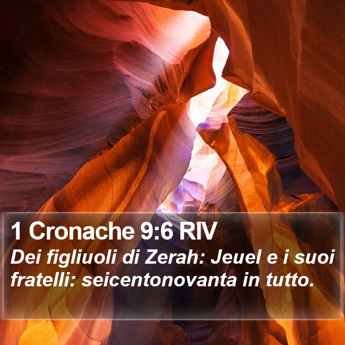 1 Cronache 9:6 RIV Bible Study