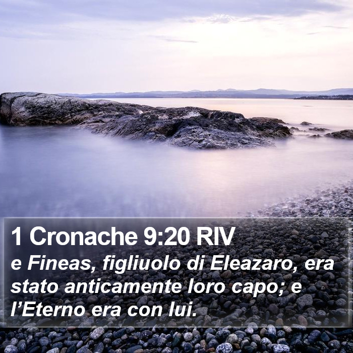 1 Cronache 9:20 RIV Bible Study