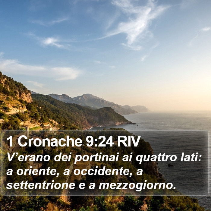 1 Cronache 9:24 RIV Bible Study