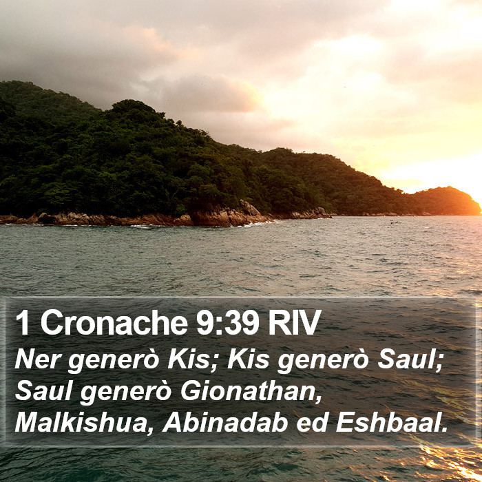 1 Cronache 9:39 RIV Bible Study